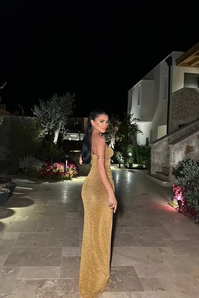 Golden Allure Dress - Hangerapparel