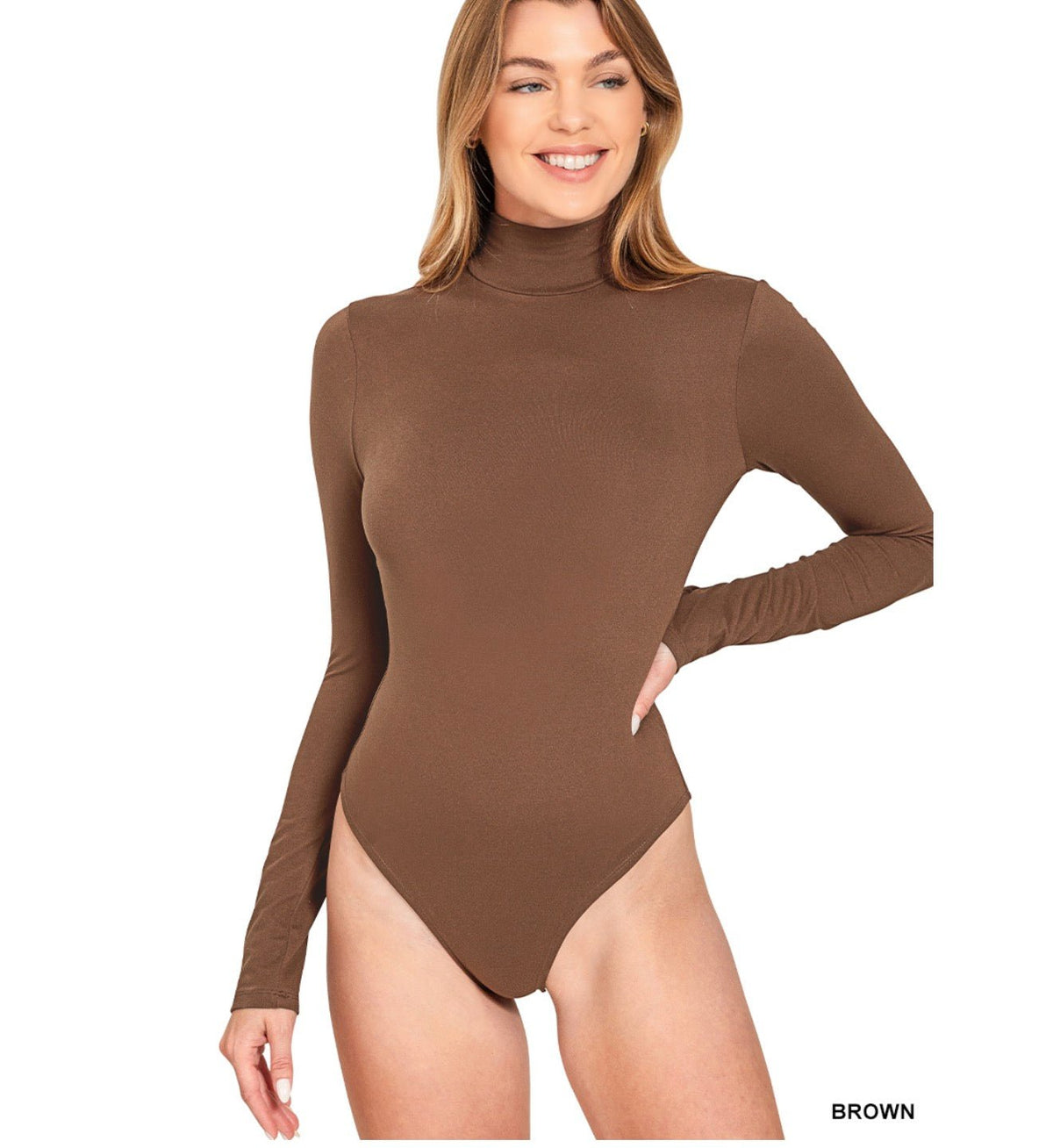 Cocoa Body Suit By Zenana - Hangerapparel