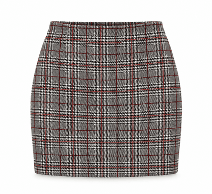 Madison Plaid Mini Skirt - Hangerapparel